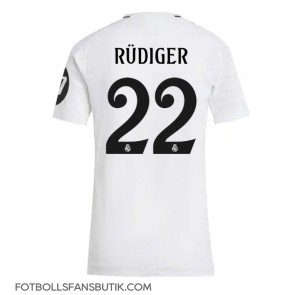 Real Madrid Antonio Rudiger #22 Replika Hemmatröja Damer 2024-25 Kortärmad